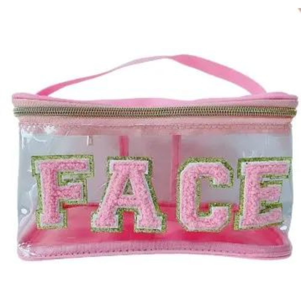 Clear Cosmetic Bag - The Gold Cactus